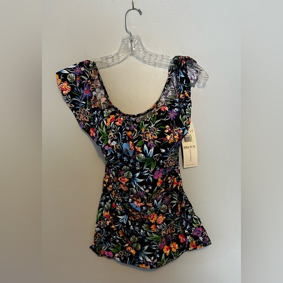 Profile by Gottex Flora Off The Shoulder Tankini Size 10 - Picture 3 of 6